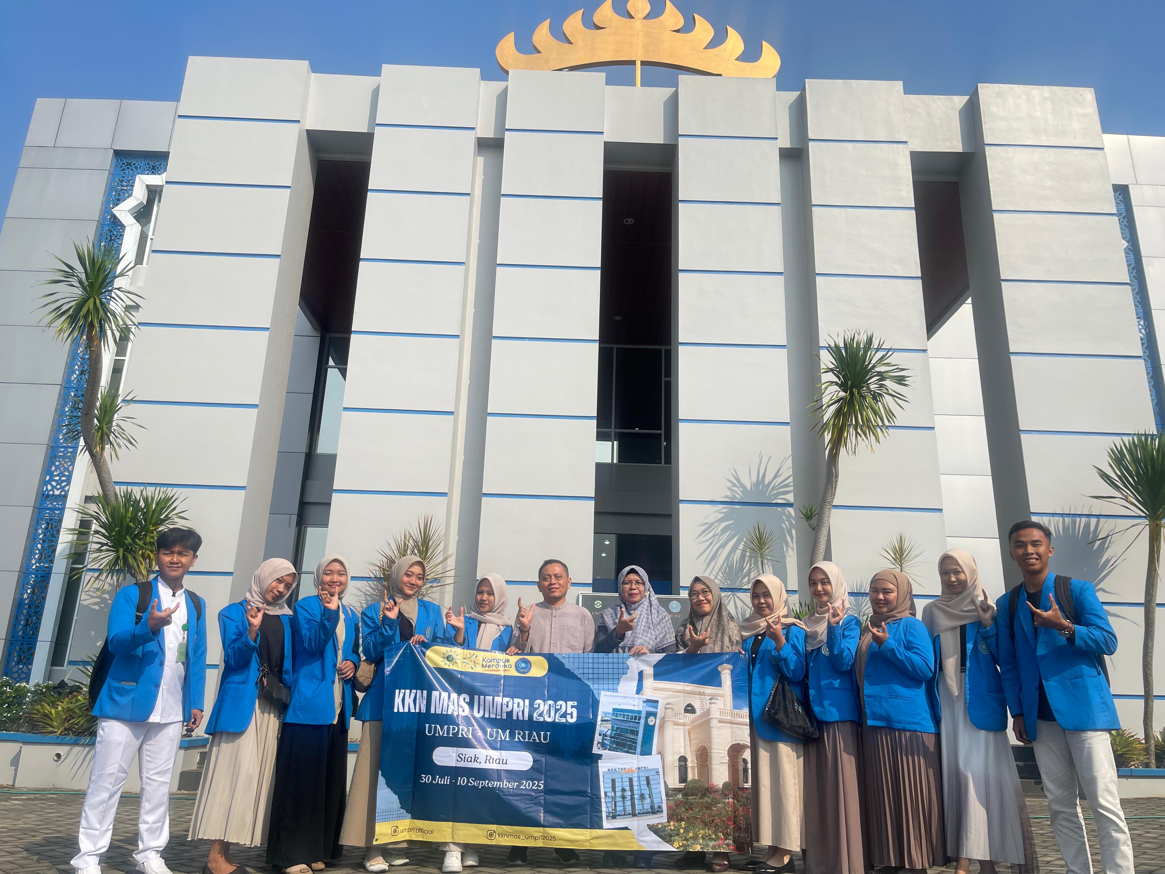 10 Mahasiswa UMPRI Ikuti KKN MAS Nasional di Provinsi Riau