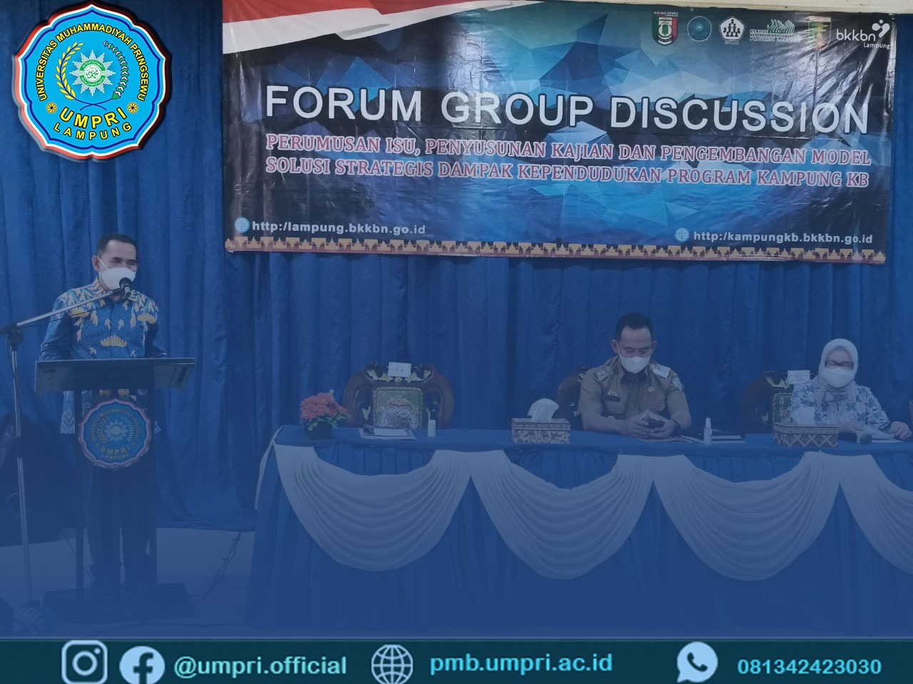 FORUM GROUP DISCUSSION (FGD) BKKBN PROVINSI LAMPUNG BERLANGSUNG KHIDMAT DI UMPRI