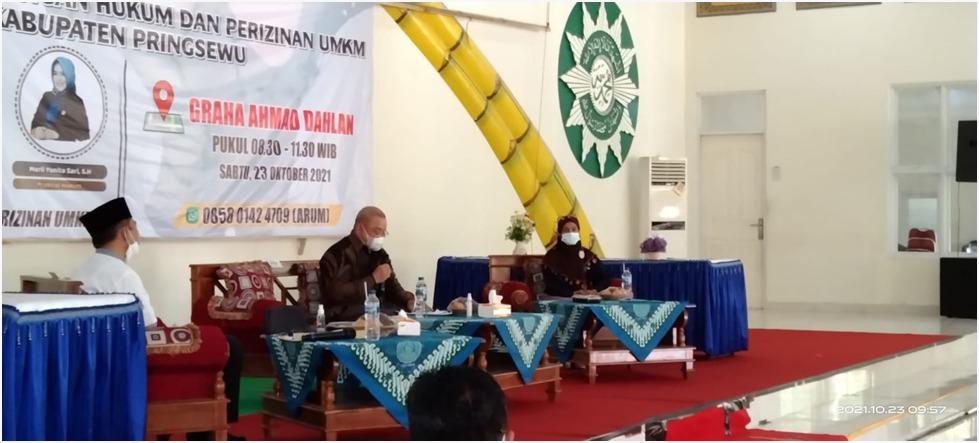 TAX CENTER UMPRI MENGGELAR DIALOG PERLINDUNGAN HUKUM UMKM